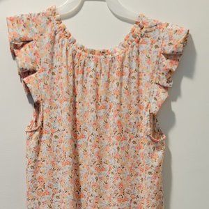 Monteau Semi-Casual Flowered Summer Vacay Dress